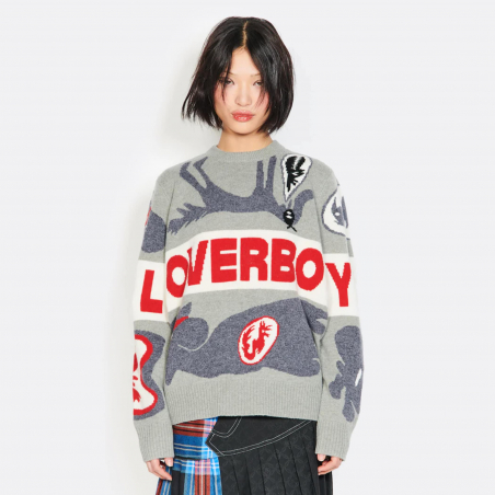 Charles Jeffrey Loverboy Loverboy Logo Jumper Trøje