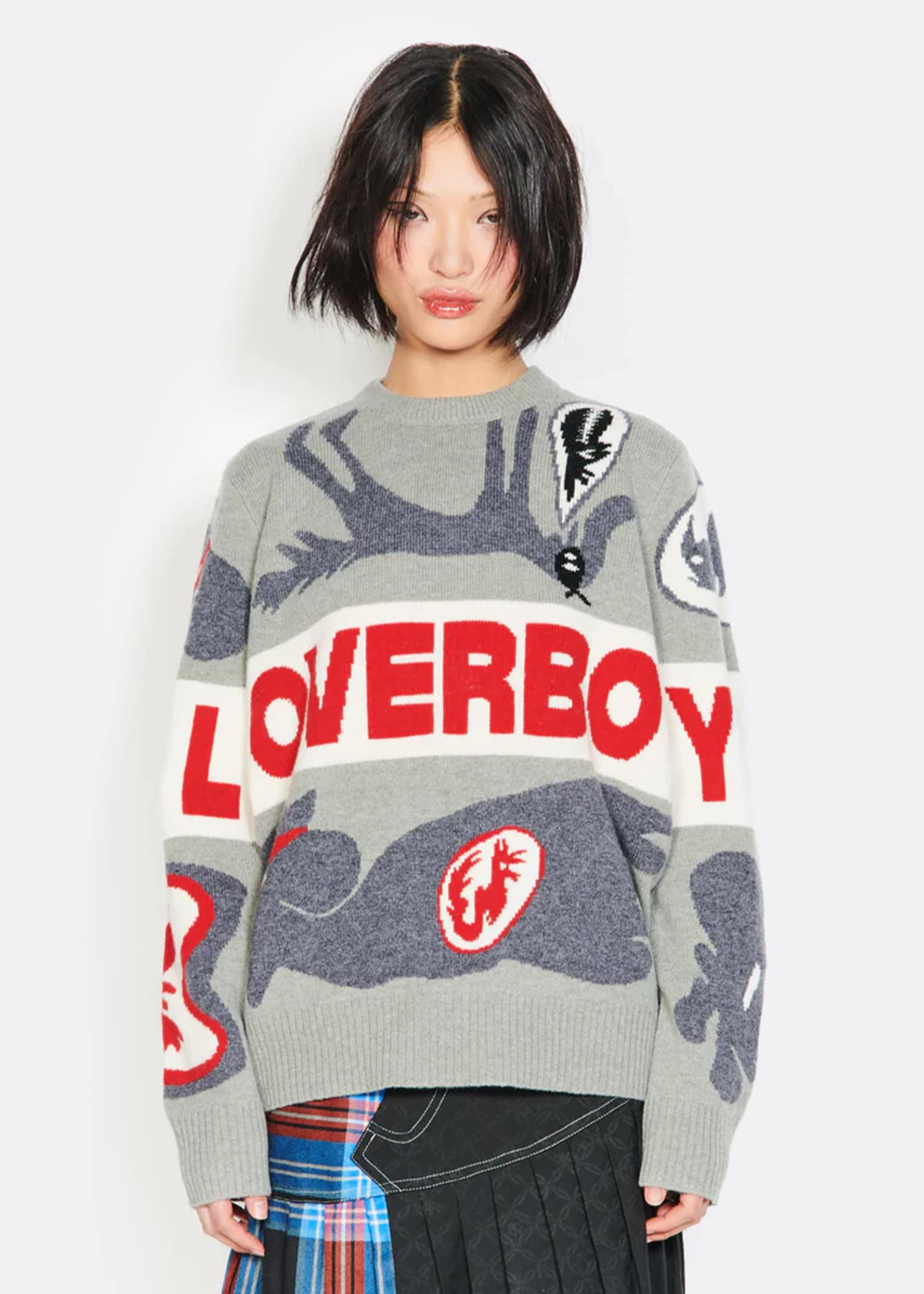 Charles Jeffrey Loverboy Loverboy Logo Jumper Trøje