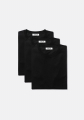 CDLP Black Midweight T-shirt Set x 3 Pair