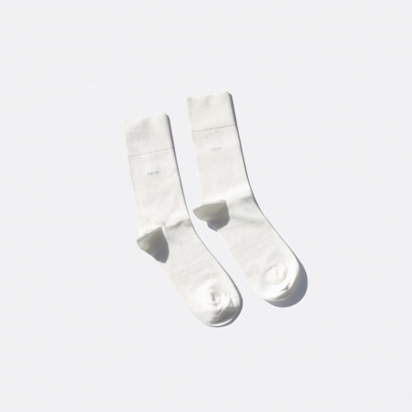 CDLP White Bamboo Sock Set x 5 Pair, White