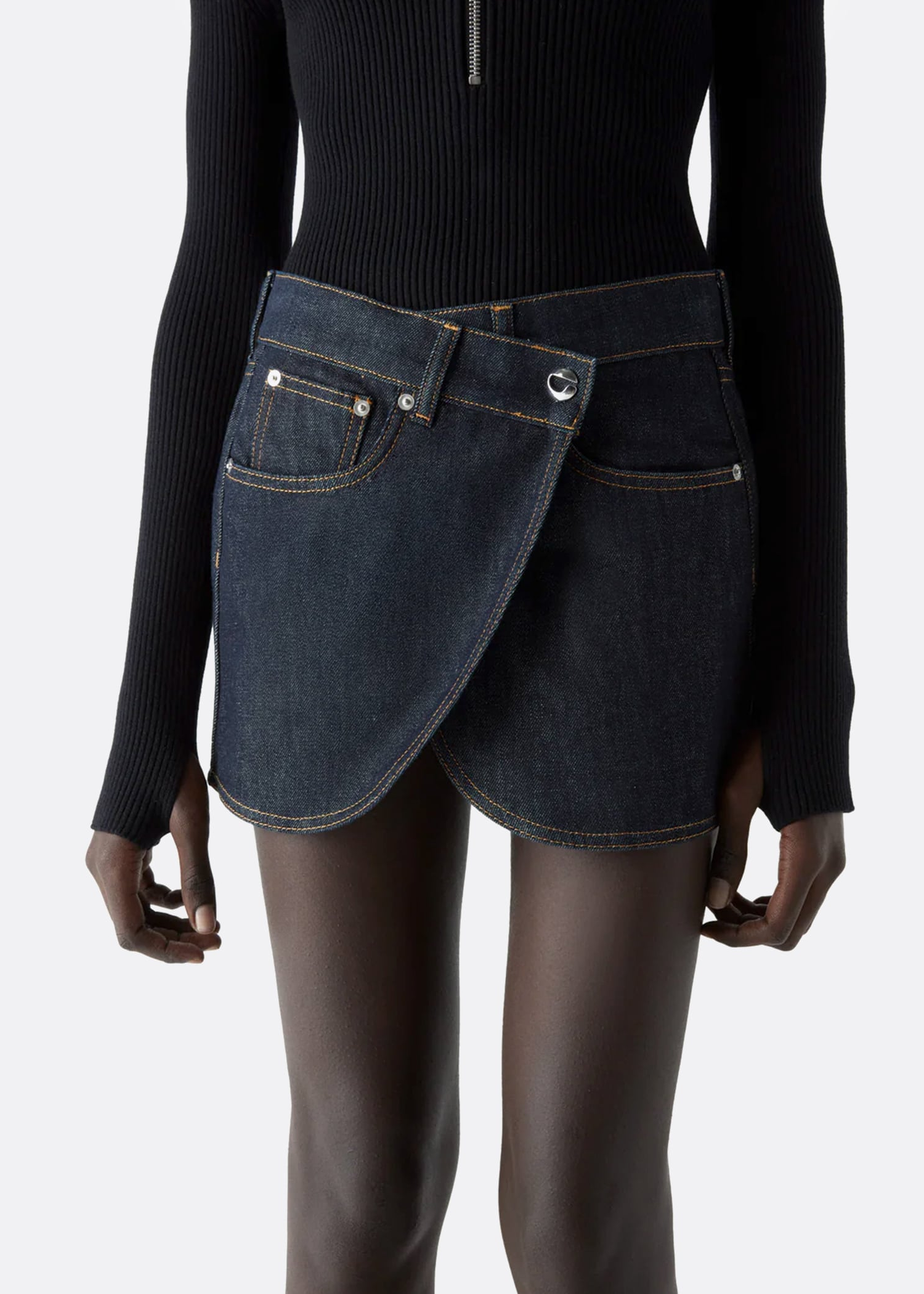 Coperni Denim Mini Skirt