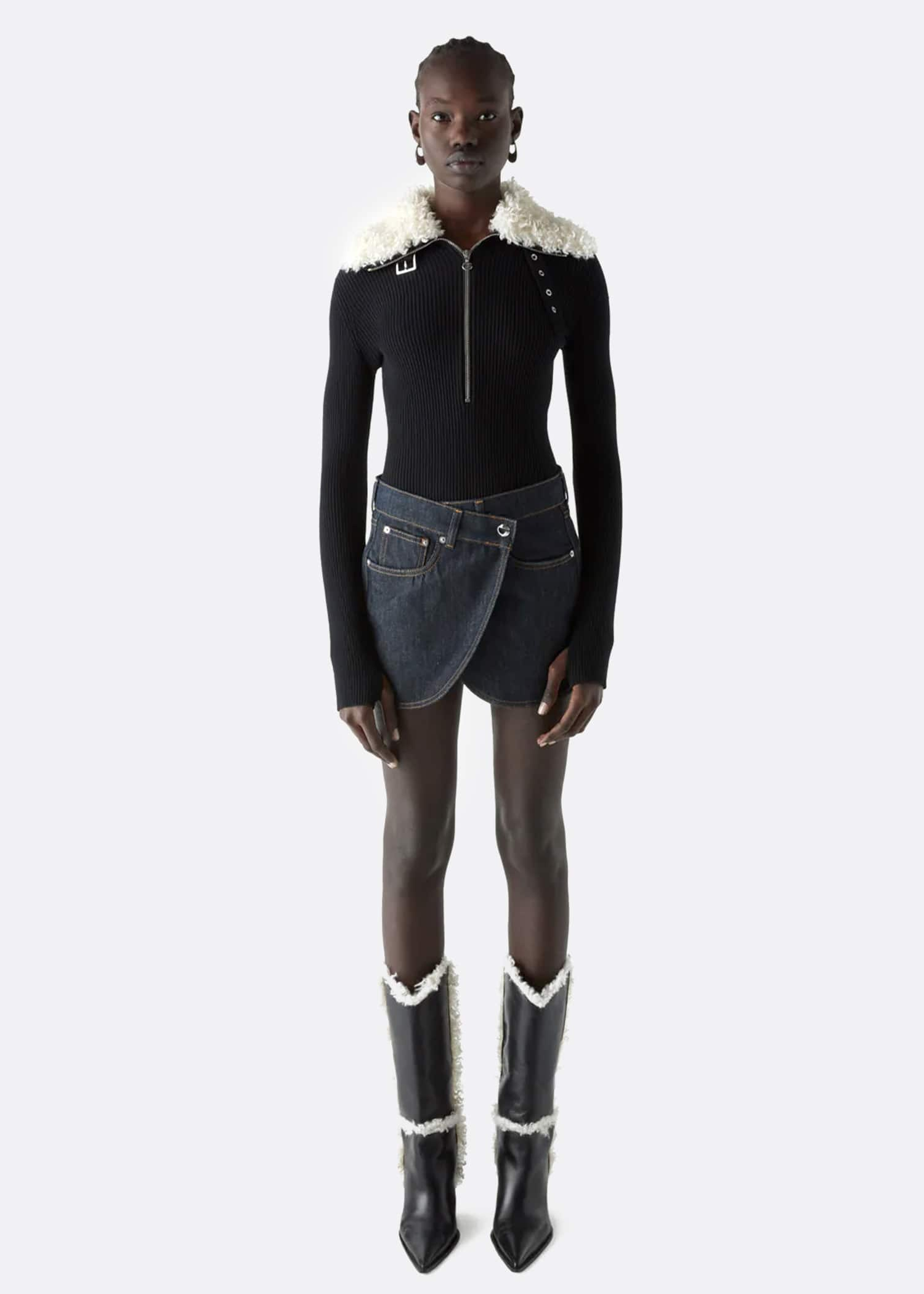 Coperni Denim Mini Skirt