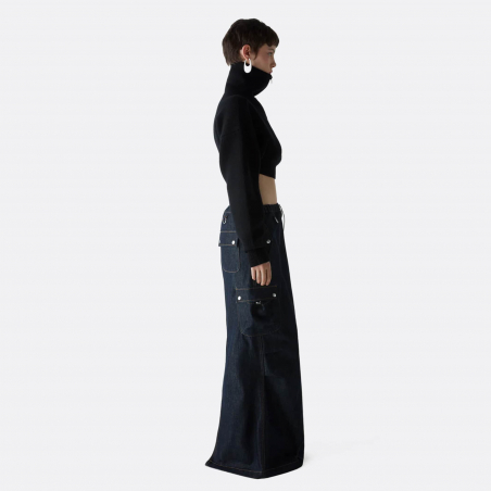 Coperni Denim Cargo Maxi Skirt