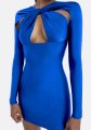 Coperni Twisted Cut-Out Jersey Dress