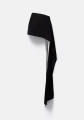 SRVC Black Satin Apon Skirt
