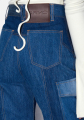 SRVC Service Recycled Denim Cargo Trousers
