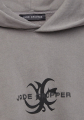 Jade Cropper Hooded Open-Back Sweatshirt