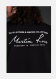 Martine Rose Black Funnel Neck Logo Shirt