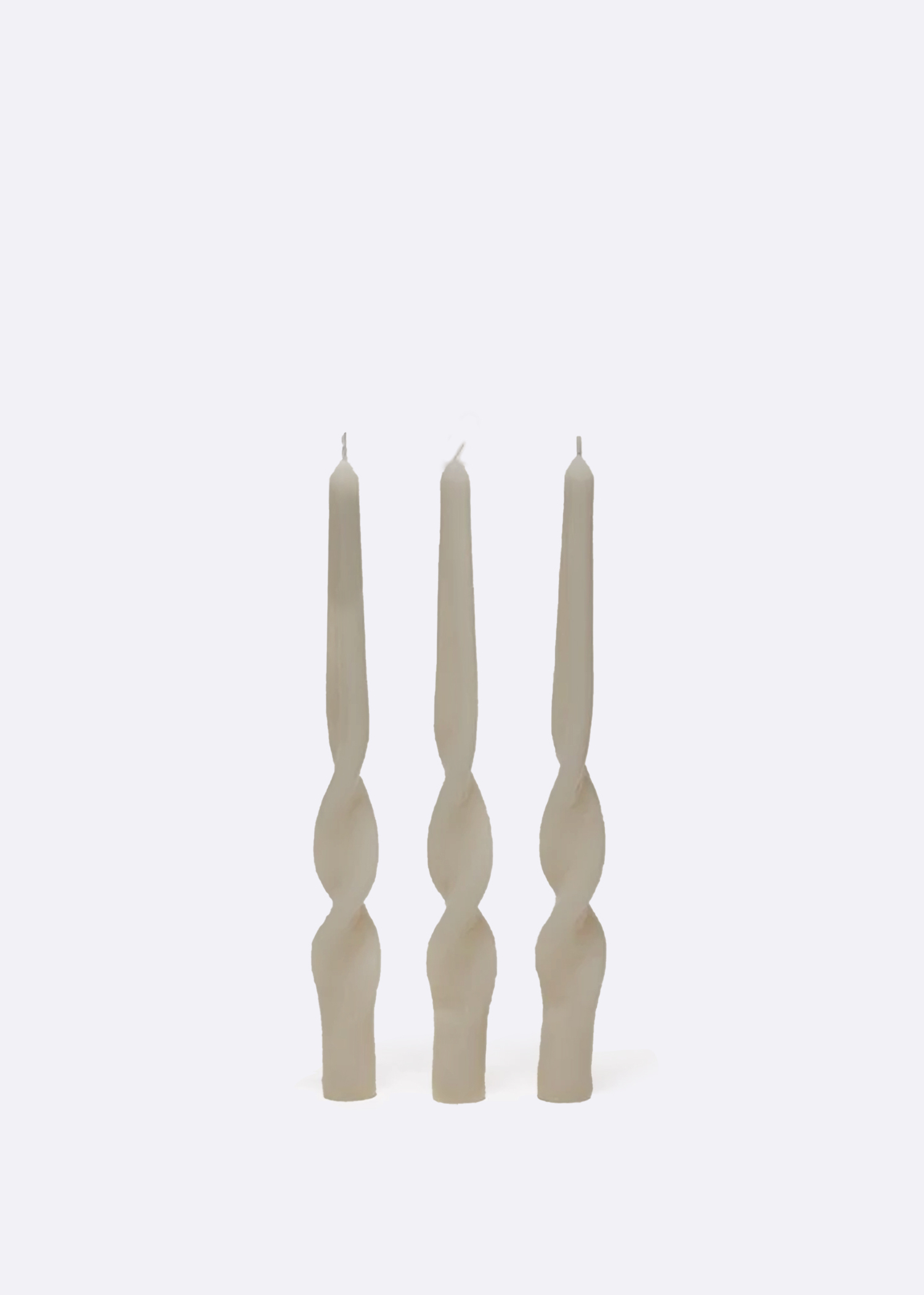 MÆGEN Candle Twist Taper Candles, 3 Pack