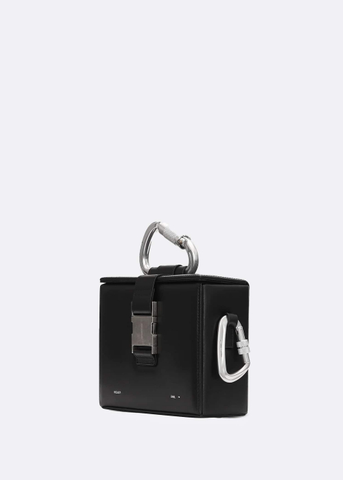 Leather Carabiner Box Bag