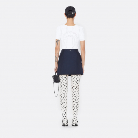 Marine Serre Moon Printed Jersey Stirrup Leggings