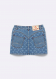 Marine Serre Moon Laser Denim Mini Skirt