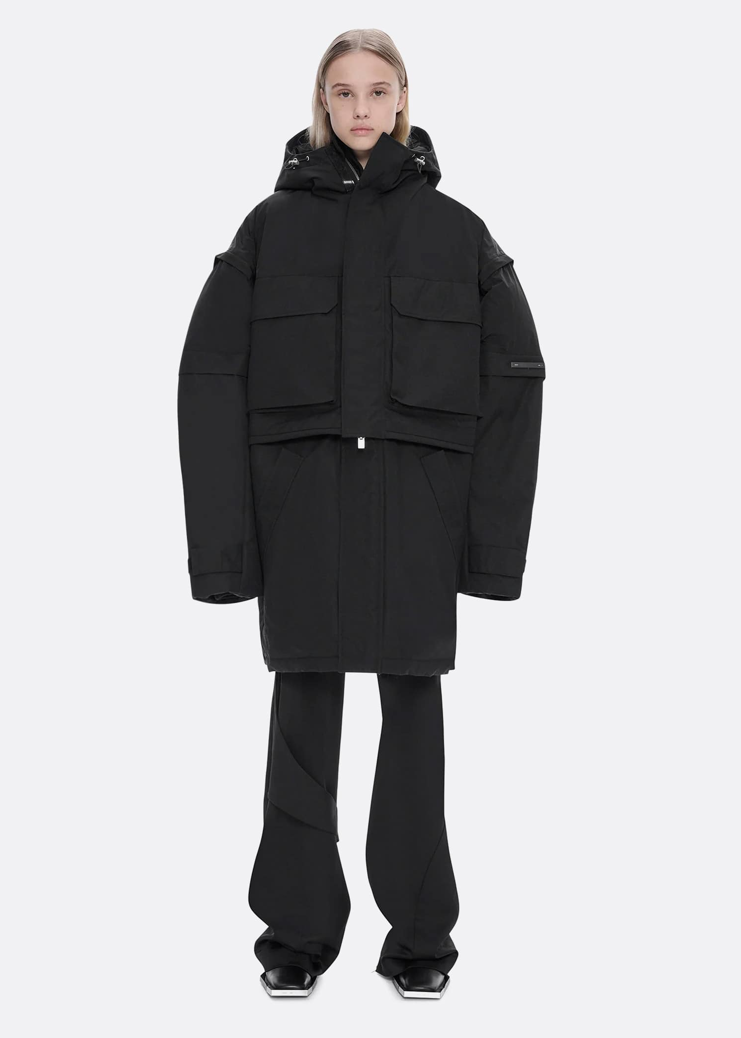 Heliot Emil Black Elementary Parka