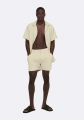 Oas Company Cream Golconda Terry Shorts