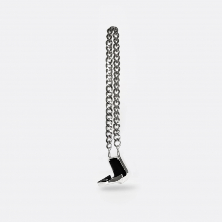 Published By Coin Purse Chrome Wavy Chain Taske