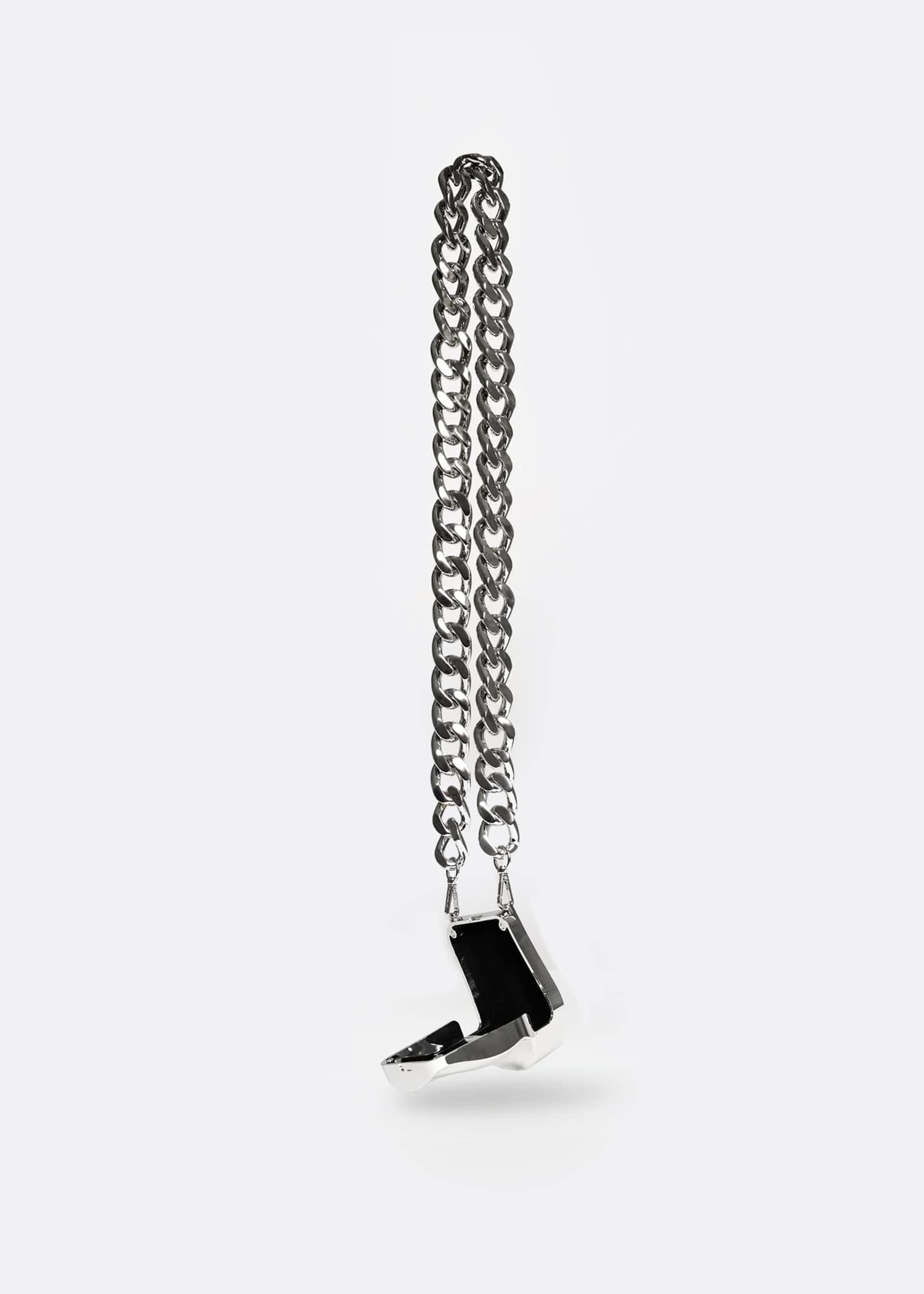 Published By Coin Purse Chrome Wavy Chain Taske