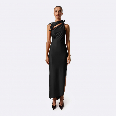 Coperni Asymmetric Flower Gown