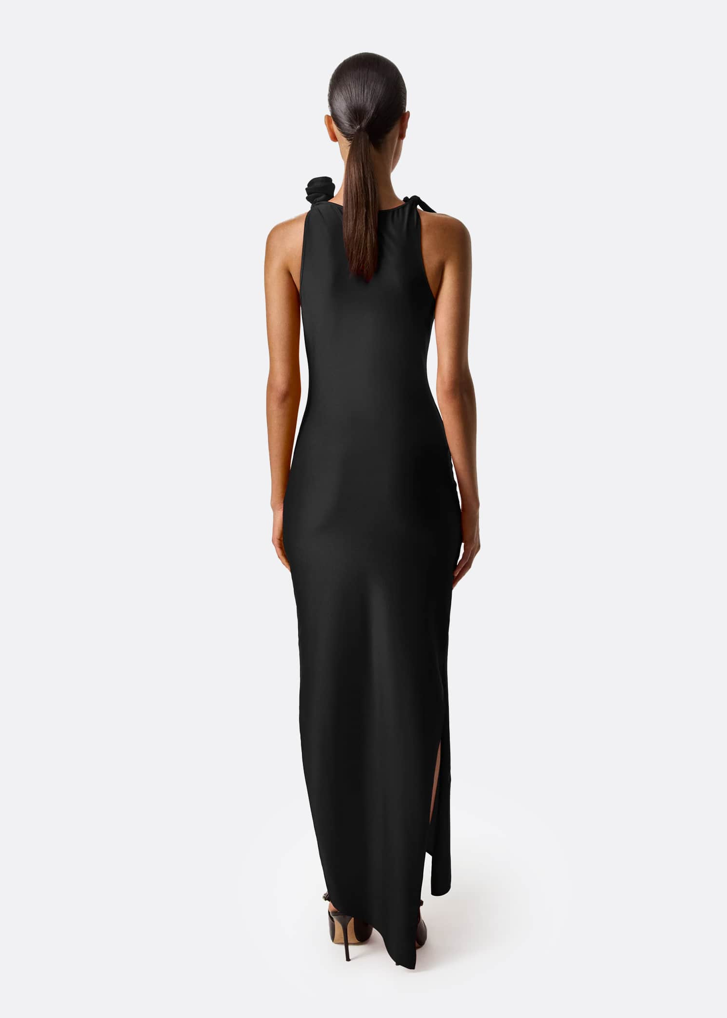 Coperni Asymmetric Flower Gown