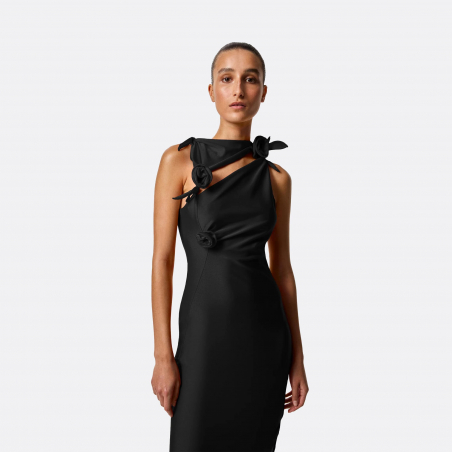 Coperni Asymmetric Flower Gown