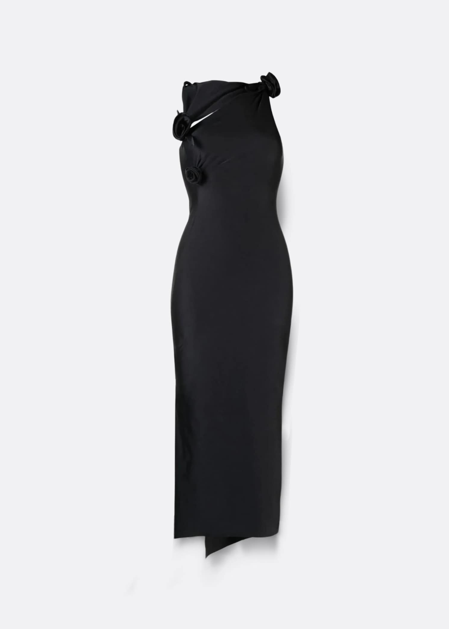 Coperni Asymmetric Flower Gown