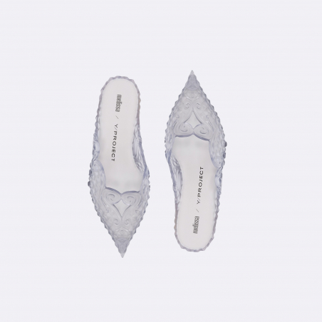 Y/Project x Melissa Melissa Transparent Point Mules