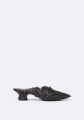 Y/Project x Melissa Melissa Black Point Mules