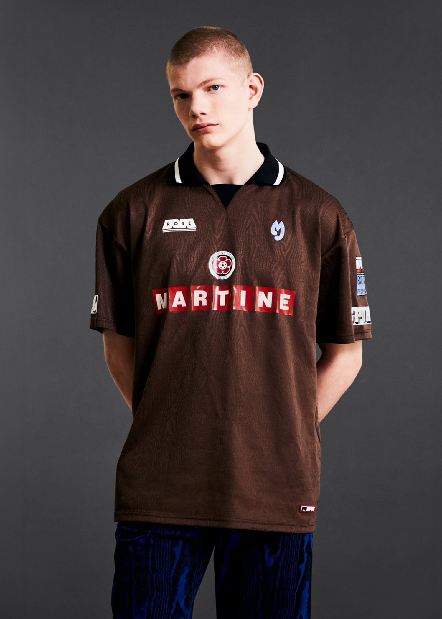 Martine Rose Football top brown