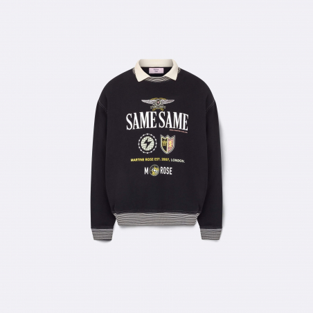 Martine Rose Polo Neck Crew Sweatshirt