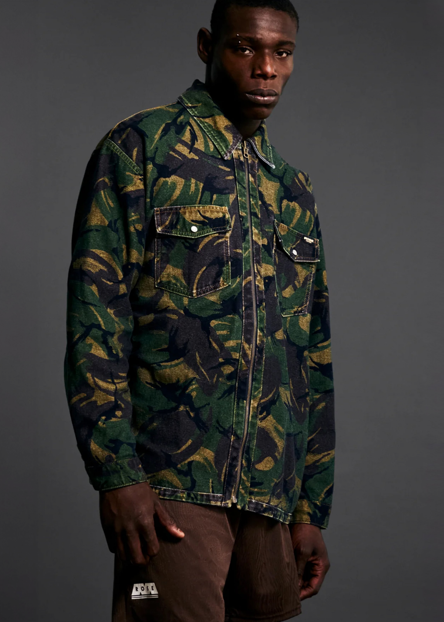 Martine Rose Reversible Camo Shirt