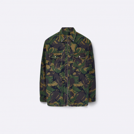 Martine Rose Reversible Camo Shirt