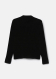 ELLIS-ROSCH__0007_Chenille V-neck Jumper_Black