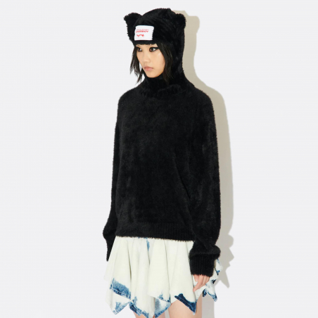 Charles Jeffrey LOVERBOY Fluffy Ears Balaclava Jumper