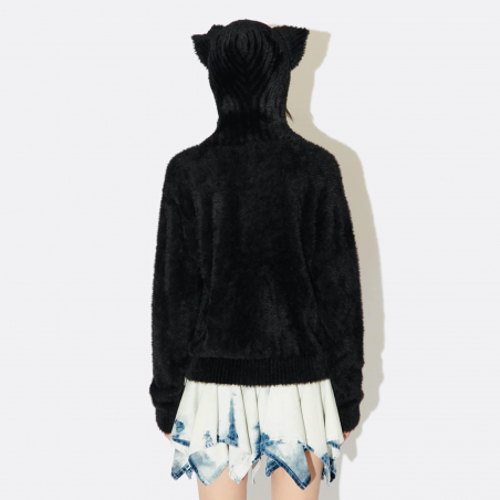 Charles Jeffrey LOVERBOY Fluffy Ears Balaclava Jumper