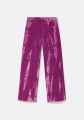 GANNI Purple Overdyed Denim Bukser