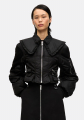 GANNI Duchesse Nylon Fitted Jakke