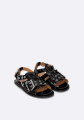 GANNI Buckle Flat Strap Naplack Sandaler GANNI Buckle Flat Strap Naplack Sandaler