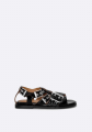GANNI Buckle Flat Strap Naplack Sandaler GANNI Buckle Flat Strap Naplack Sandaler