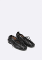GANNI Lace-Up Oleatex Ballerina