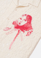 KidSuper Cream-Lace Girl Painting Shirt KidSuper Cream-Lace Girl Painting Shirt