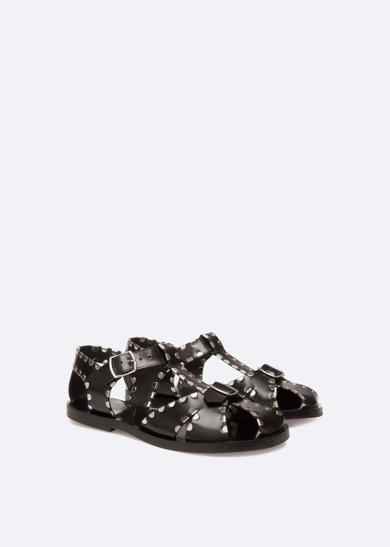 BALLY Salis Flat Læder Sandaler