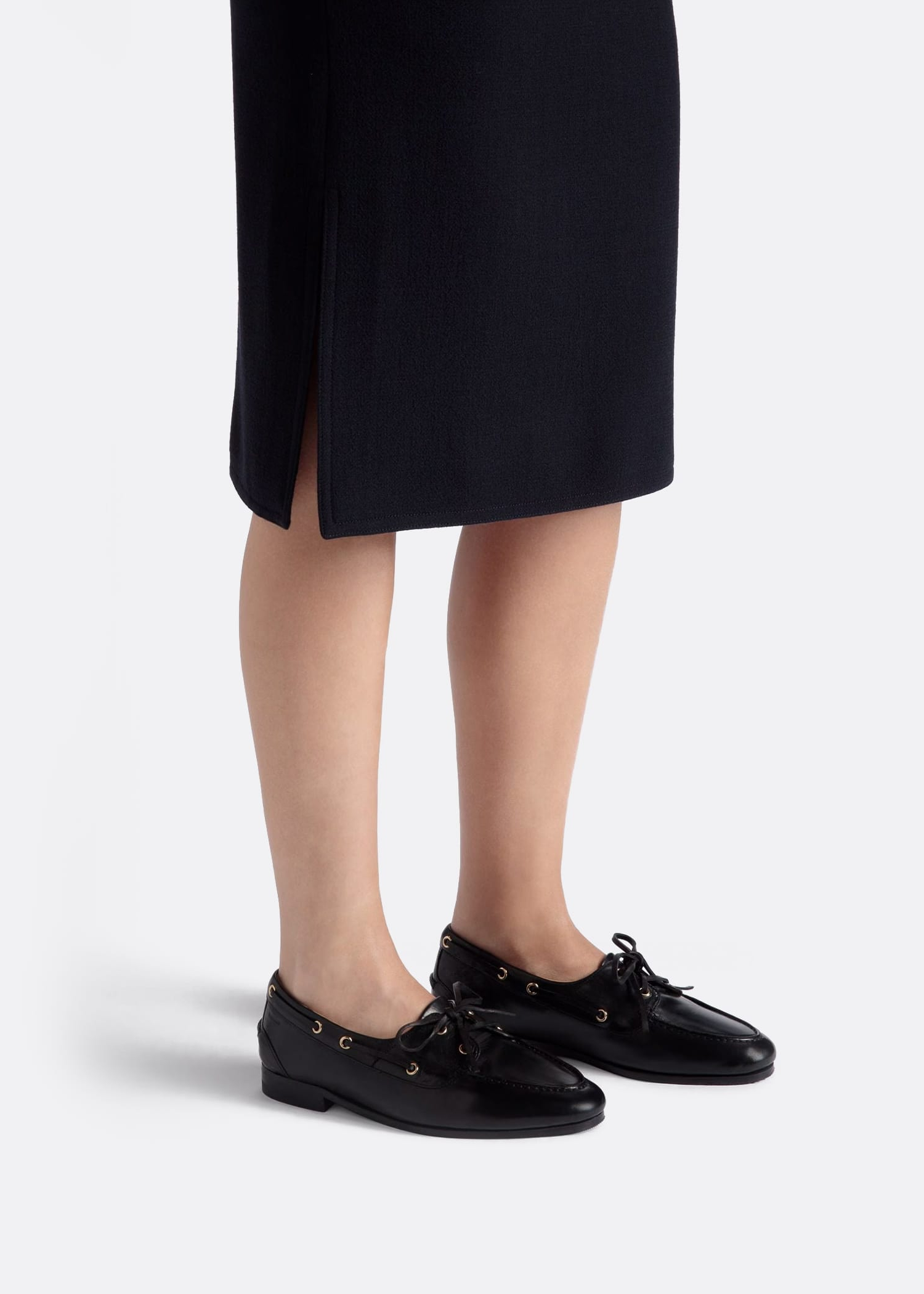BALLY Plume Leather Moccasin