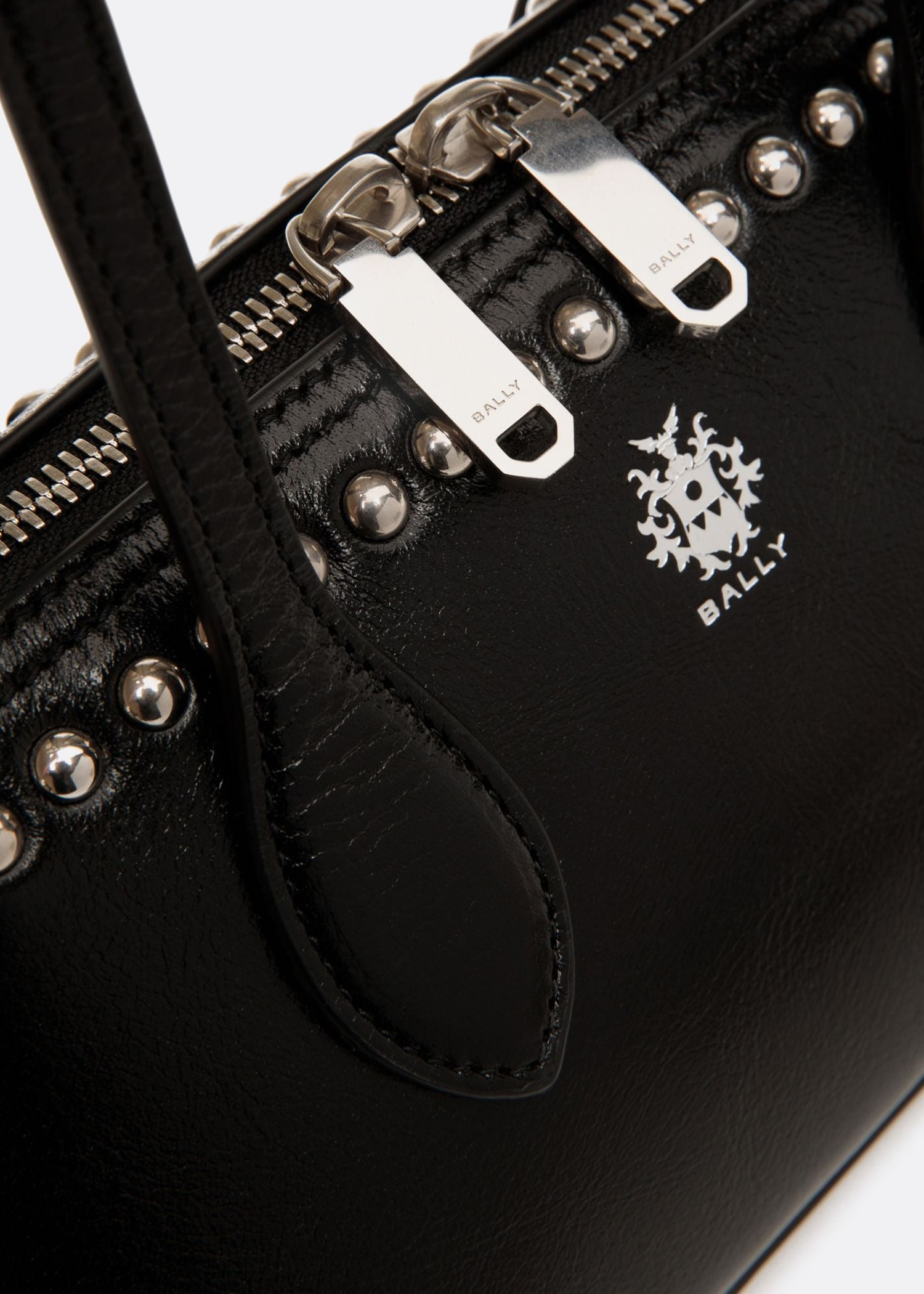 BALLY Ray Stud Mini Leather Bag
