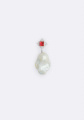 PRAWN Family Baroque Pearl Red-Zirconia Earring