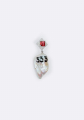 PRAWN Family Baroque Pearl Red-Zirconia Earring