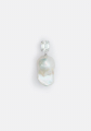 PRAWN Family Baroque Pearl Square White Zirconia Ørering PRAWN Family Baroque Pearl Square White Zirconia Ørering
