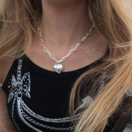 PRAWN Family Heart Necklace