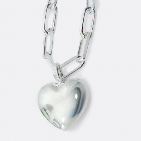 PRAWN Family Heart Necklace