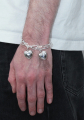PRAWN Family Heart Bracelet