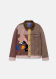 KidSuper Patchwork Face Colorblocked Twill  Jacket