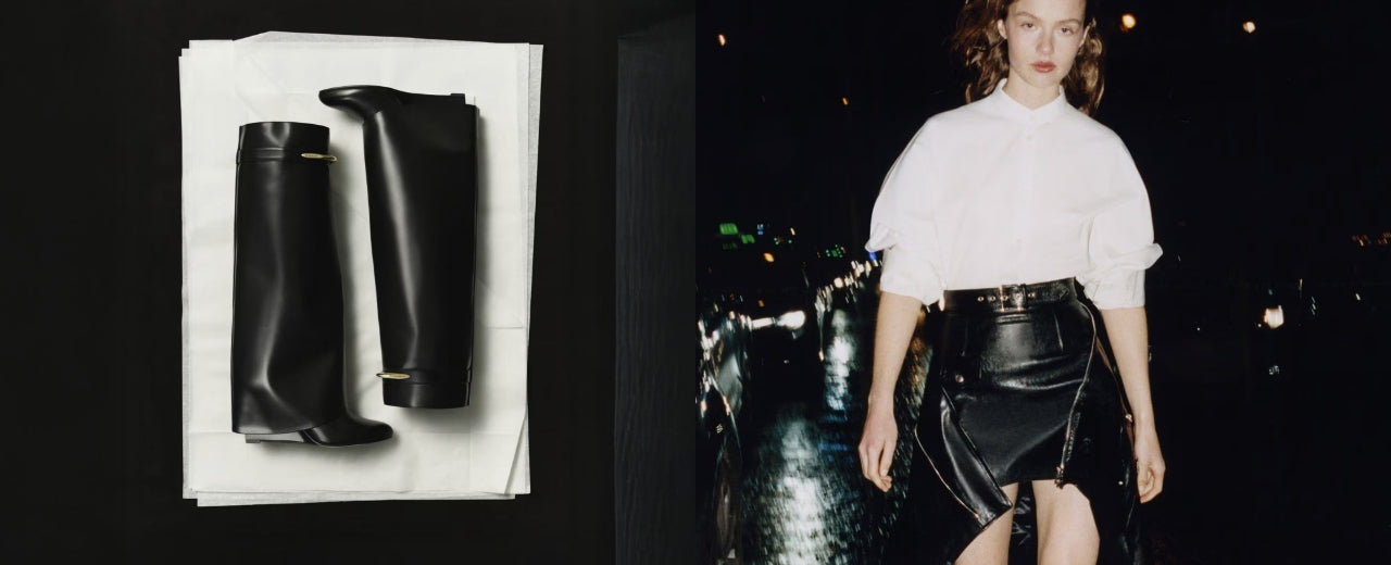 Givenchy luxury fashion defined by sharp tailoring, polished leather details, and a modern Parisian elegance that balances strength with refined sophistication.
